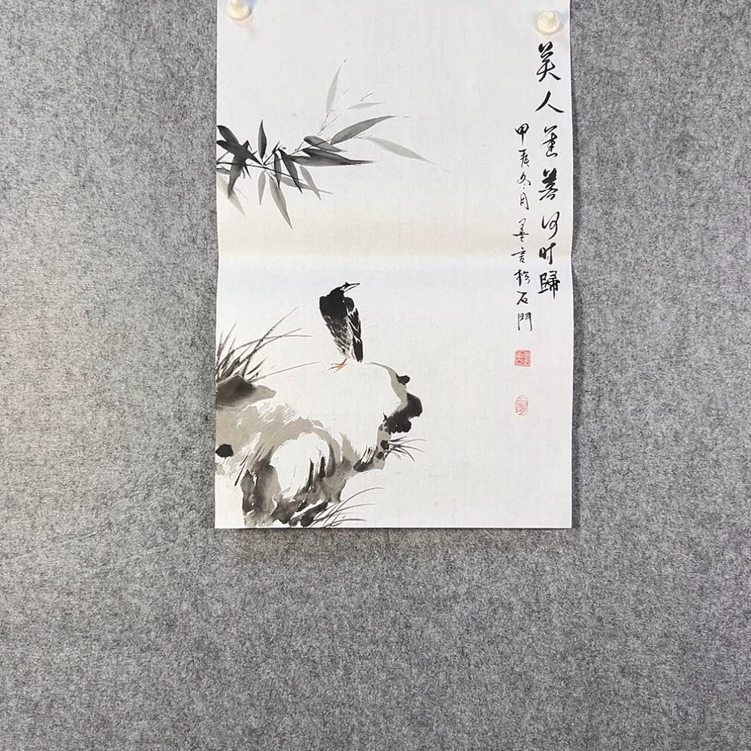 国画163 花鸟在此鸣叫的日子