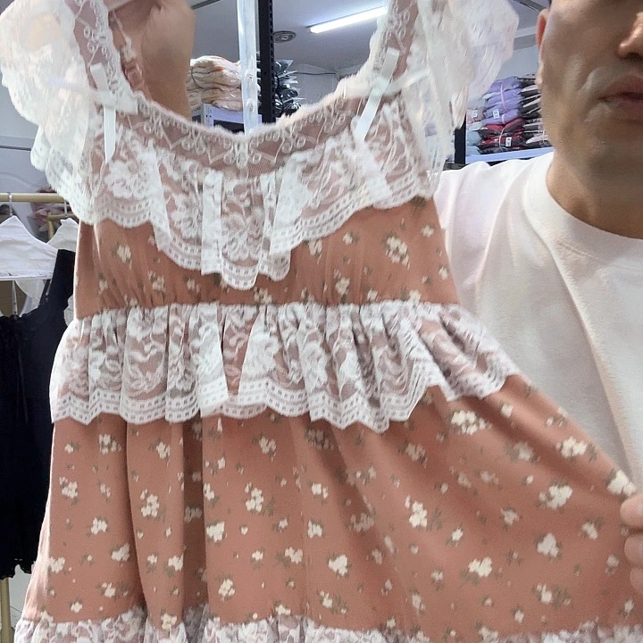 聚酯纤维宫廷风两件套