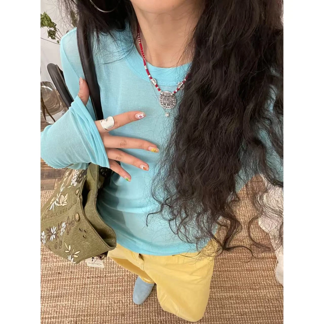 面膜t！薄薄软软四季实用叠穿d面膜t！