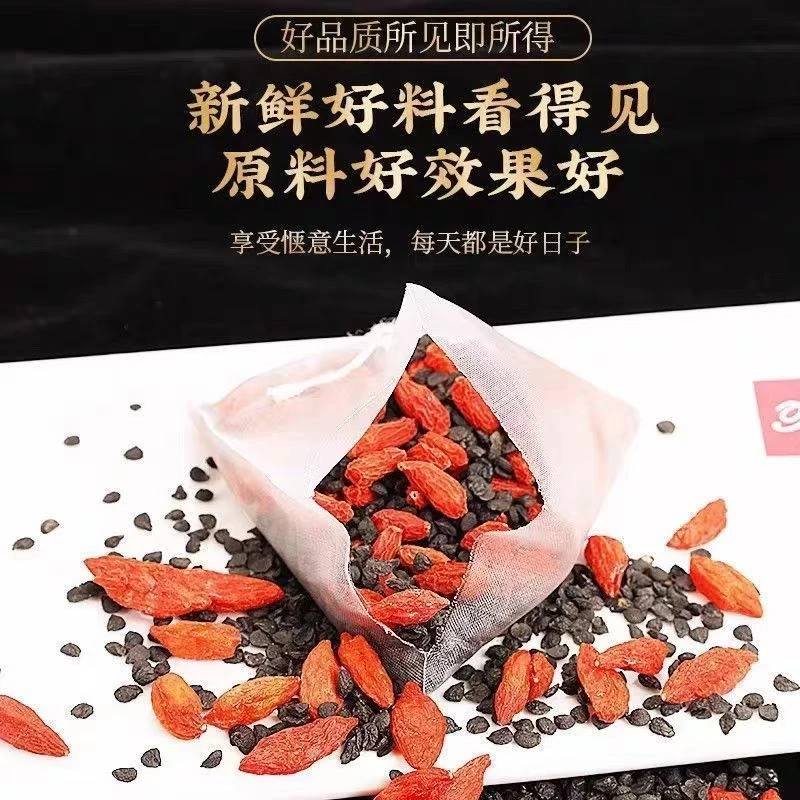 抢【100包】韭菜宁夏枸杞组合茶包免煮茶饮四季泡水男三角独立茶包