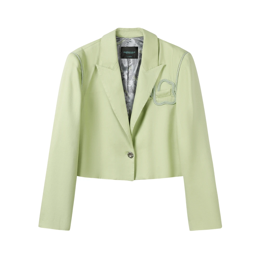 【管管专属】女装亮色吸睛织带个性小众套装 F23009A13