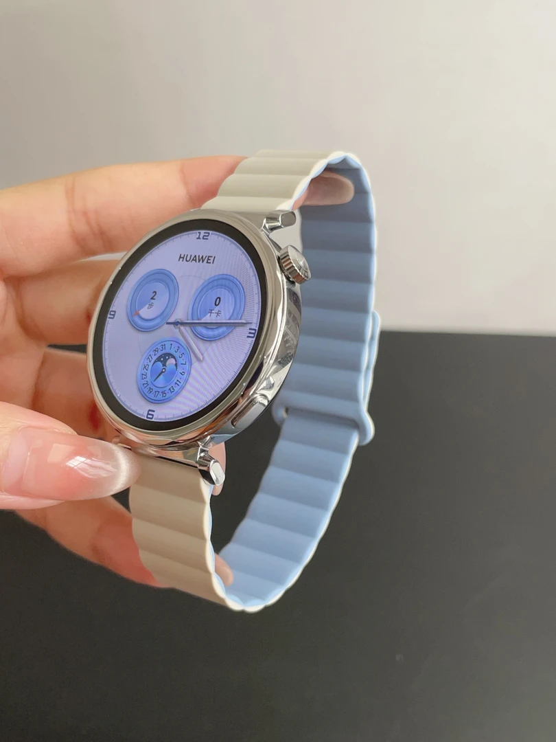 适用华为gt6手表gt5gt4表带小米手表S4软硅胶磁吸Oppox2mini腕带