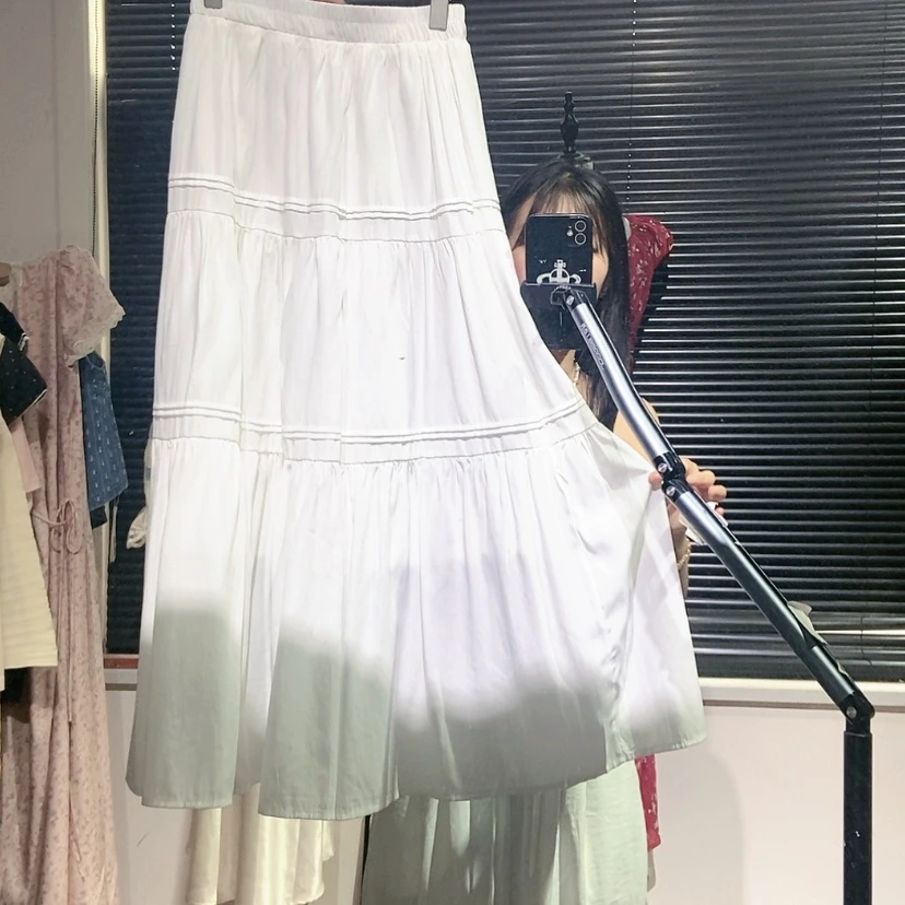 【闪购商品】白色半裙