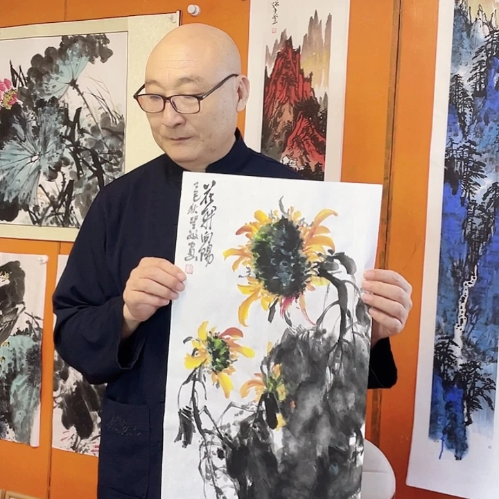 国画张圣敏先生纯手绘作品
