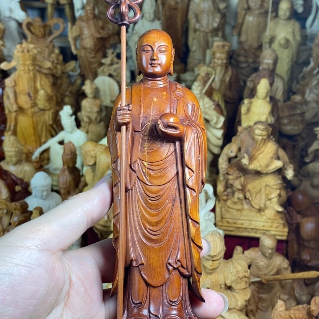 木微瑕开裂小叶黄杨地藏王九华山18高