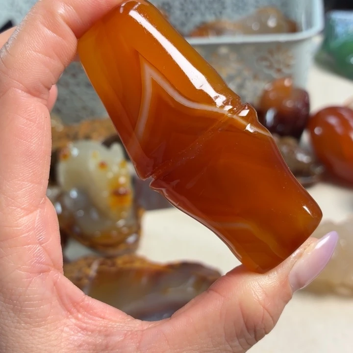 玛瑙/玉髓未镶嵌吊坠(不含链)