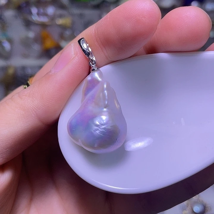 合金淡水珍珠颈饰11