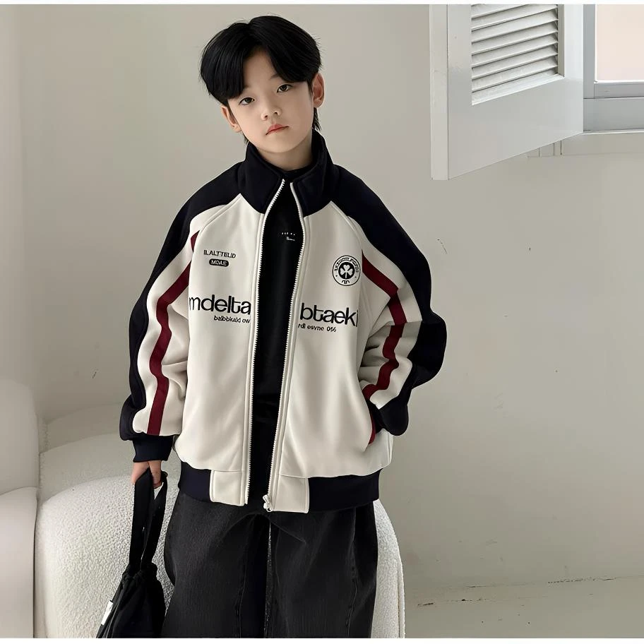 &苏珊&新款e秋冬款韩版字母刺绣夹棉外套潮酷夹克3776