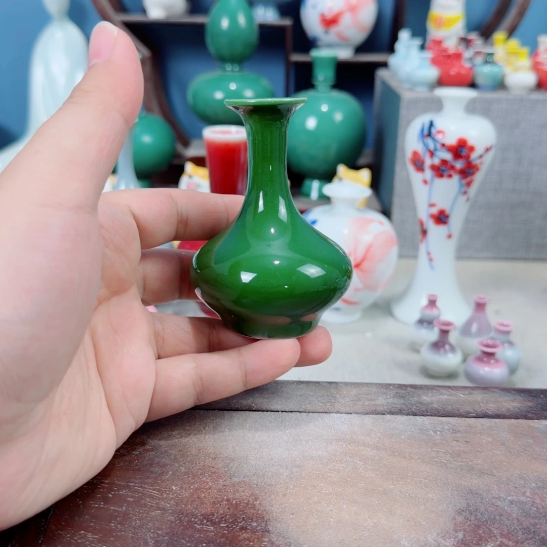 陶瓷手工小花器摆件
