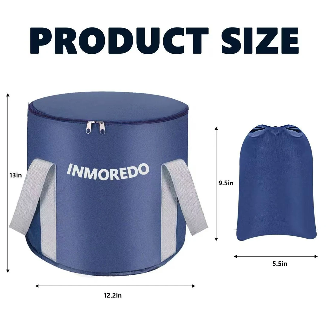 拉链式大号连体款户外手动式家用分体款水桶 户外水桶