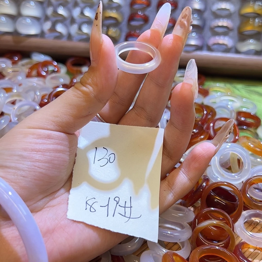 未镶嵌戒指玛瑙/玉髓
