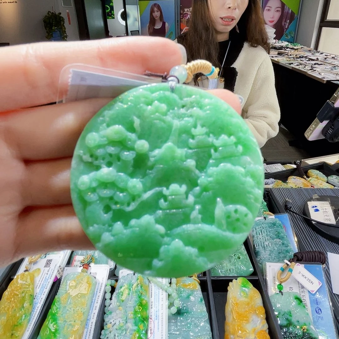 颈饰未镶嵌翡翠翡翠