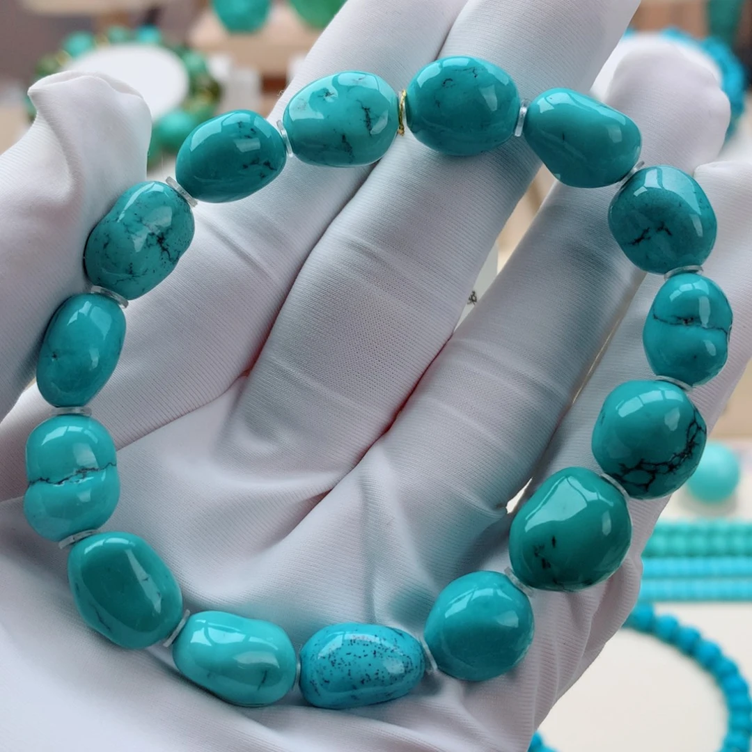 绿松石未镶嵌挂件