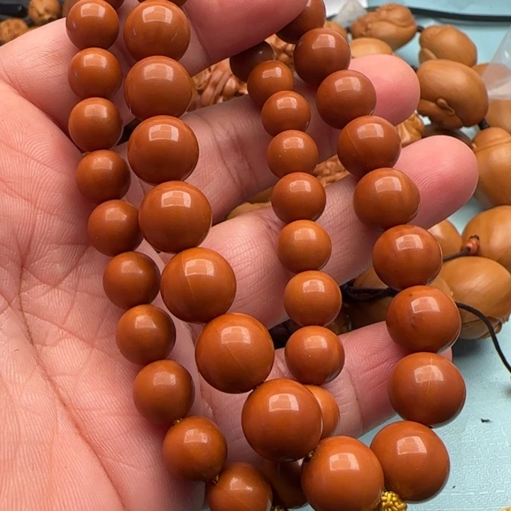 橄榄核手串丢****儿猴头核桃手钏