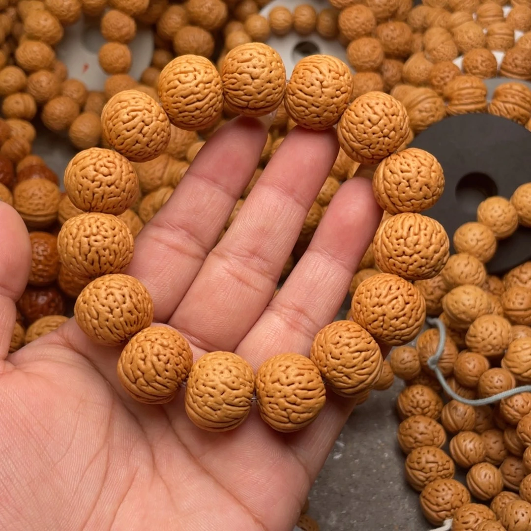 桃核手串白月光闪43