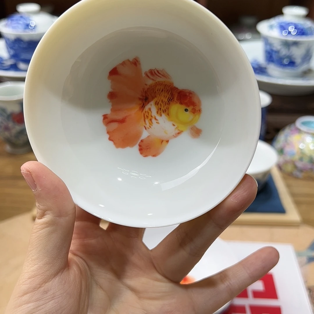 微瑕微瑕景德镇陶瓷黄