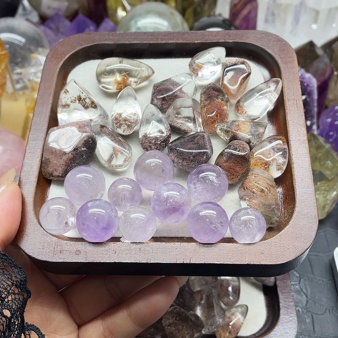 青***水未镶嵌水晶珠宝半成品40