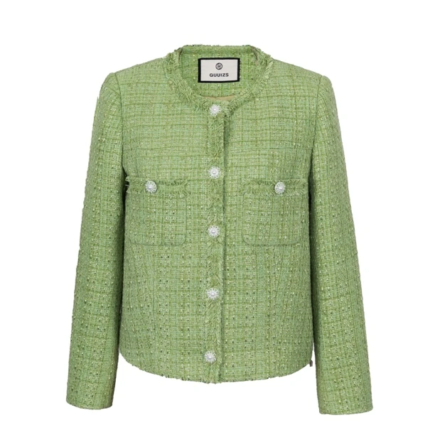 贵姿/GUUIZS 25春时尚小香风外套26501236W