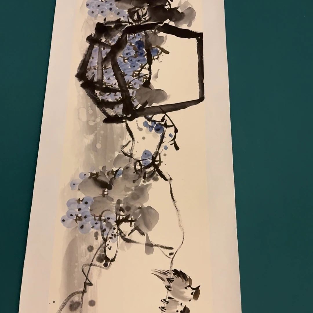 国画董老师作品画作