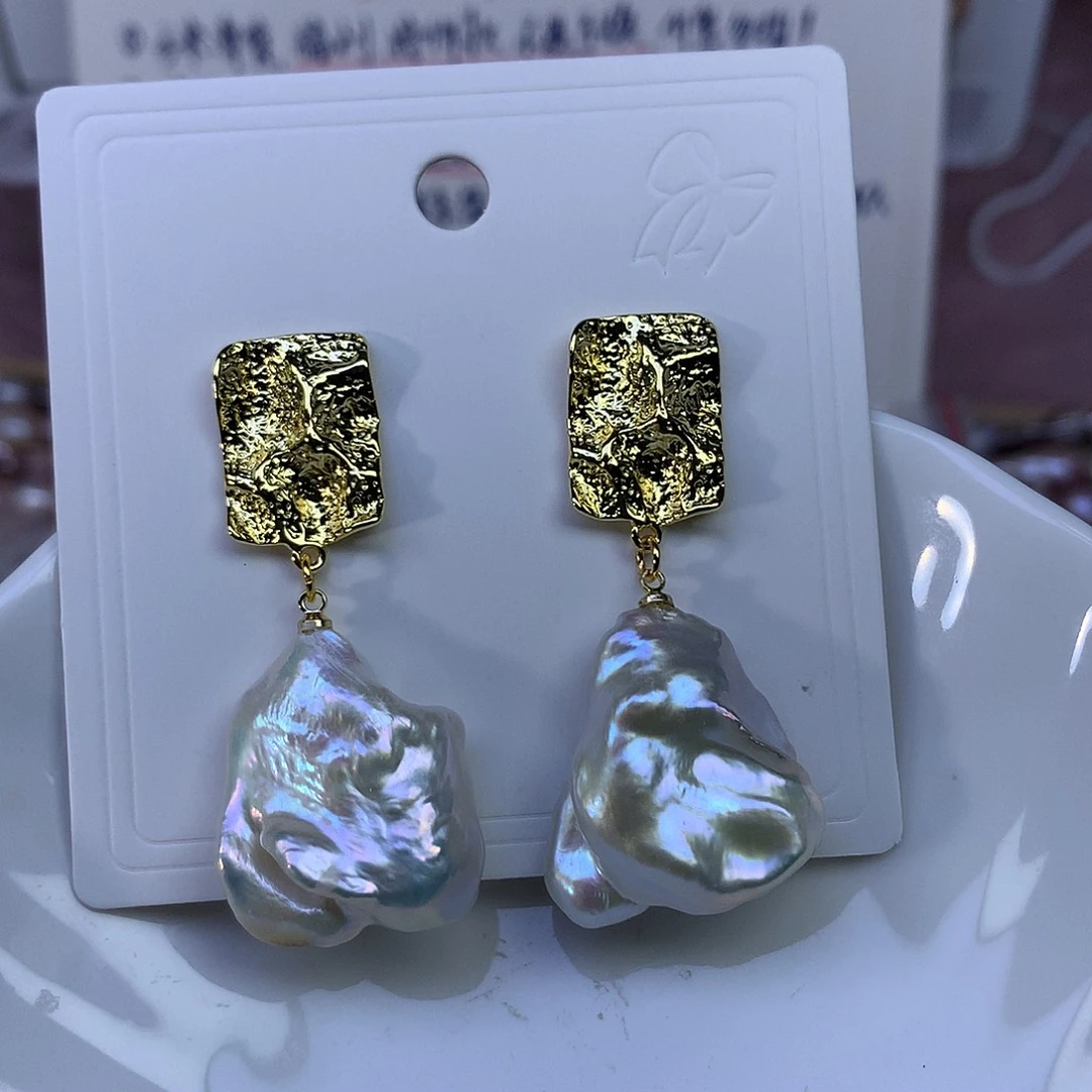 淡水珍珠合金耳饰特价4344