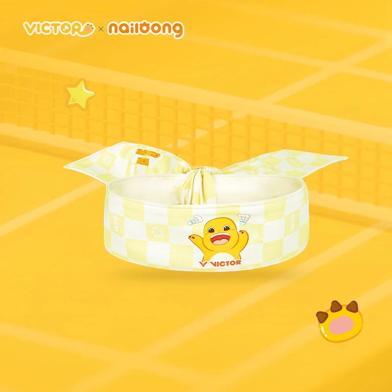 VICTOR/威克多SPCO2520NL-E冰梨黄运动头带(2025中公赛x奶龙联名)