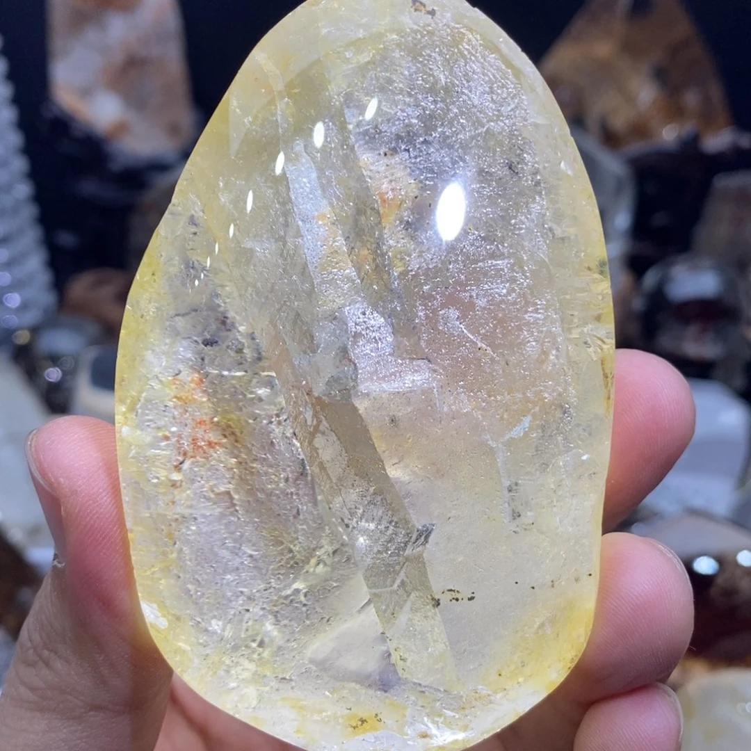 水晶未镶嵌车挂水晶