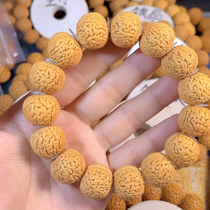 手串桃核白月光桃核手串