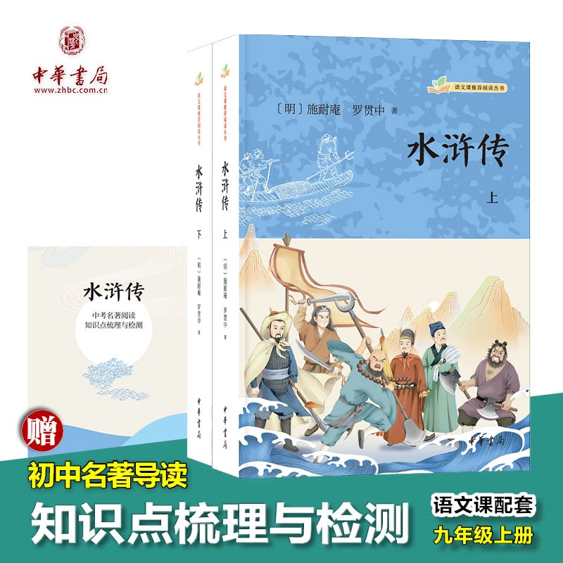 《水浒传》九年级语文课阅读中考名著知识点梳理考点检测中华书局