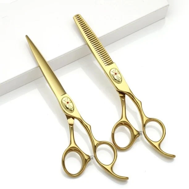 金色克罗星美发剪刀六寸美发剪