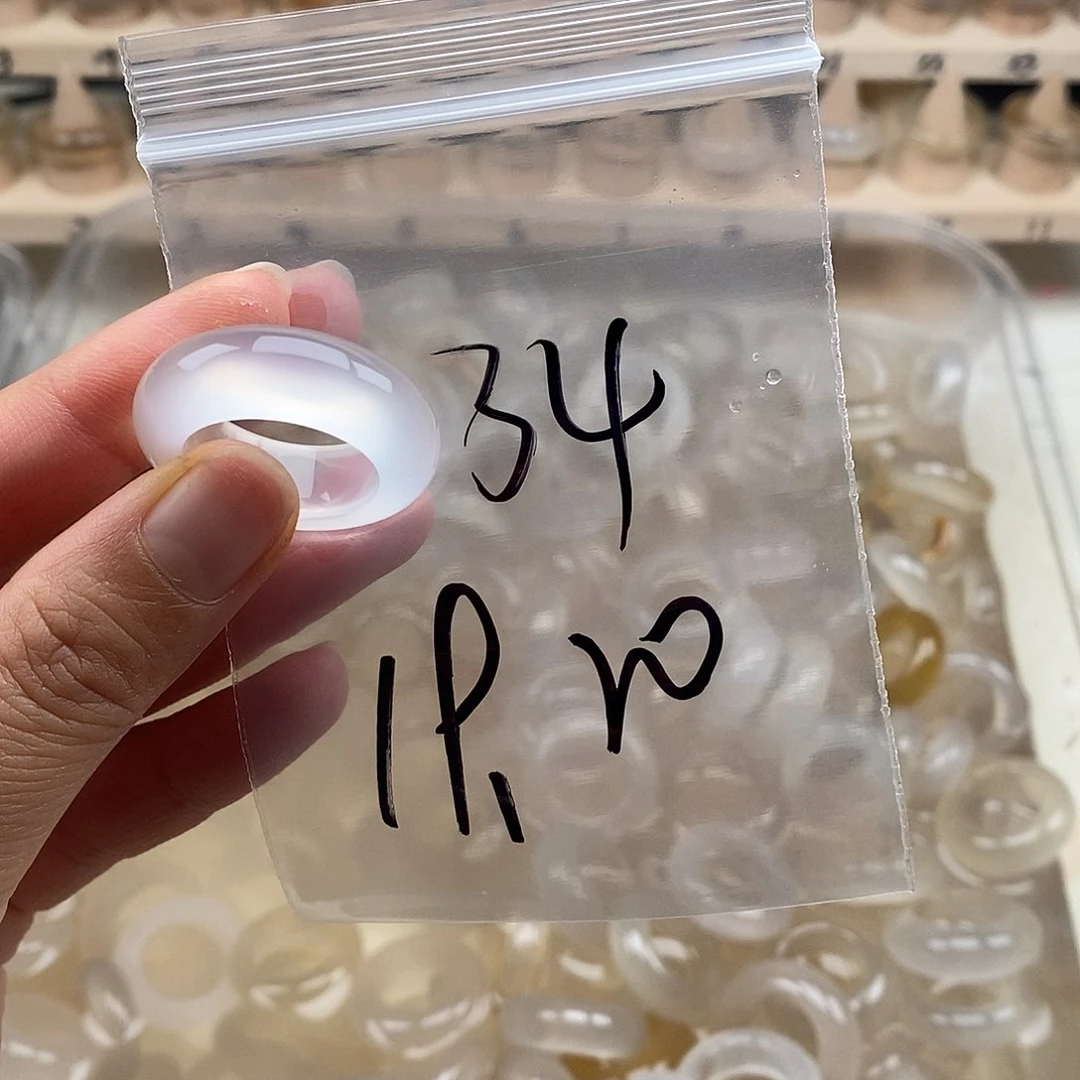 未镶嵌戒指玛瑙/玉髓