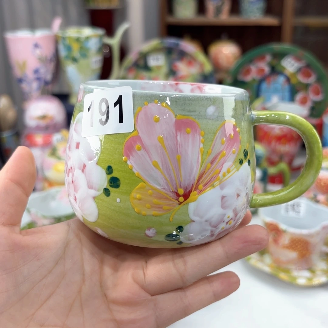 景德镇手绘高温釉下彩陶瓷茶具