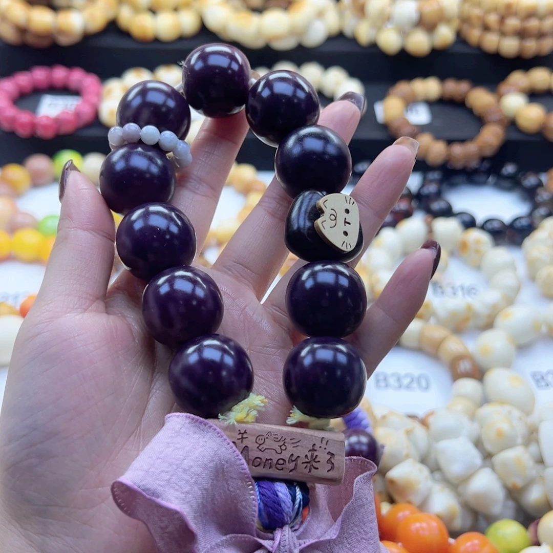 吊坠白玉菩提24卡干车干磨菩提微微瑕