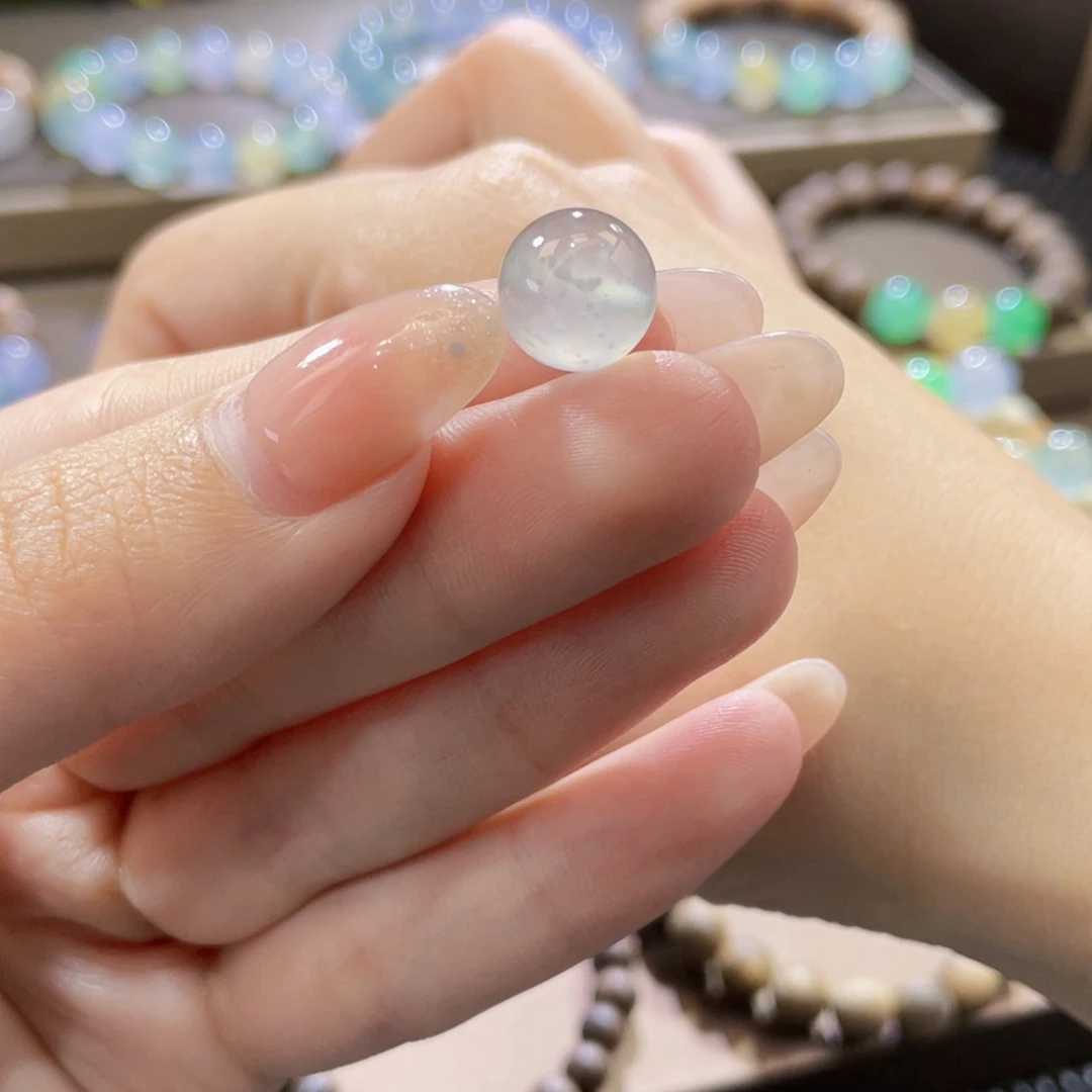 翡翠未镶嵌手链卡10.8木那