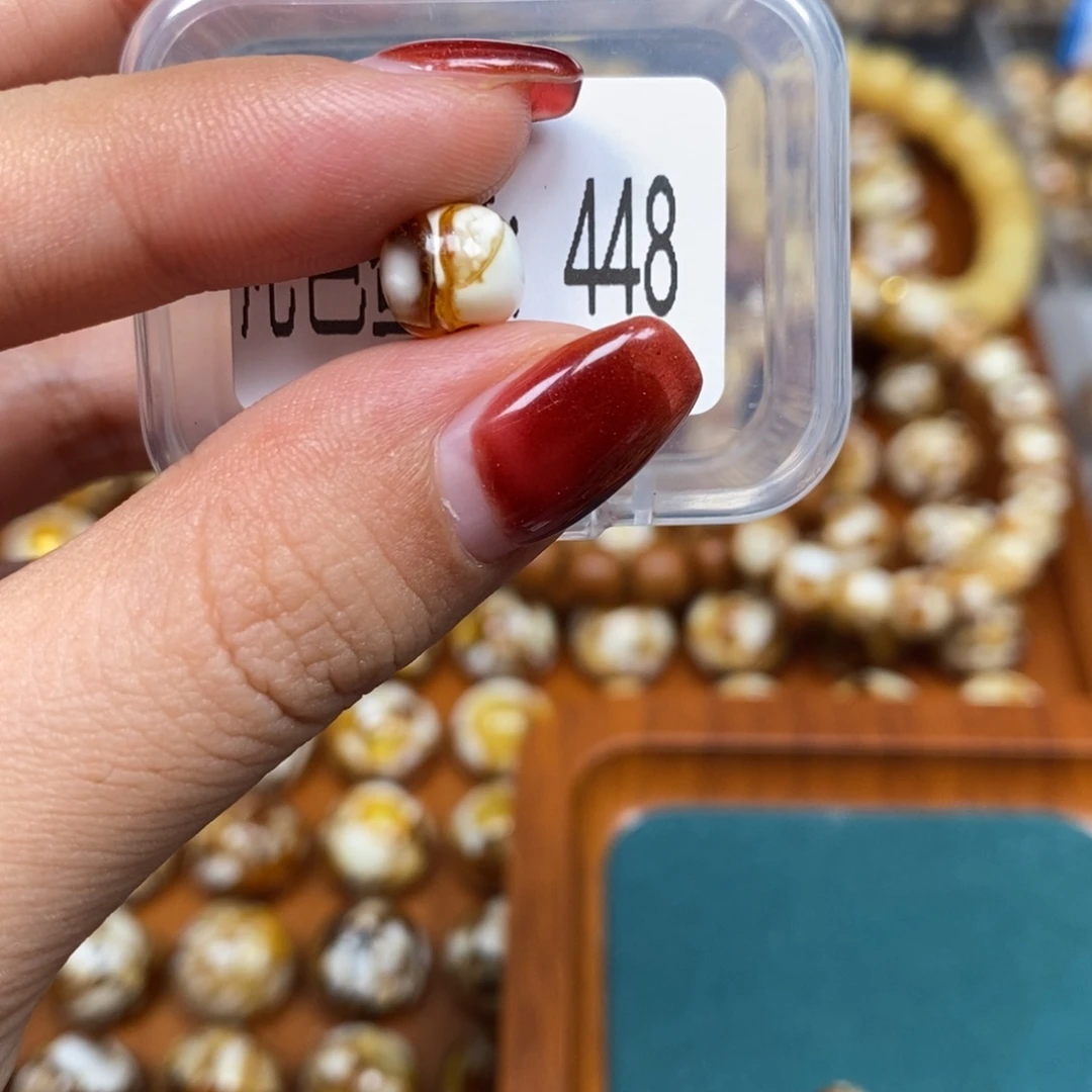 把件猴头核桃沁色圆珠老型448