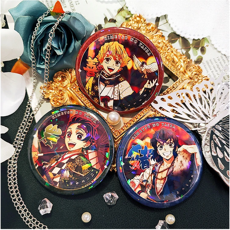 鬼灭之刃吧唧二次元动漫周边同人谷子徽章炭治郎伊之助时透无一郎