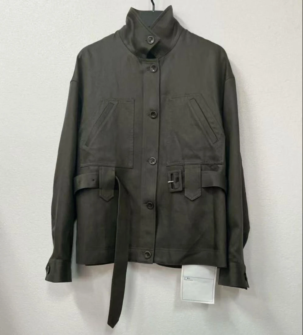 COLINE CONCISE 2025小众设计衬衣外套90066