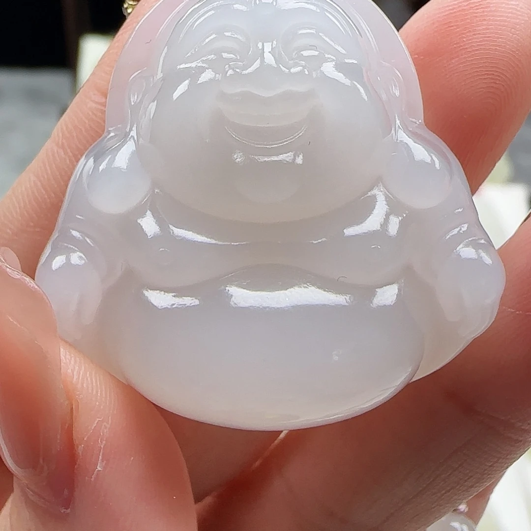 余***地和田玉未镶嵌吊坠(赠链)