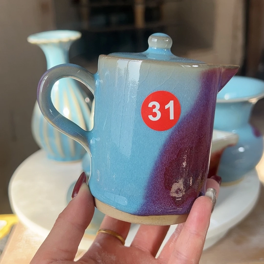 摆件郑家钧窑摆件微瑕