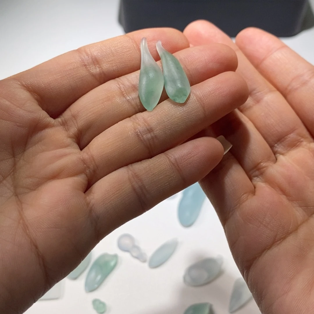 电****定制翡翠未镶嵌随形