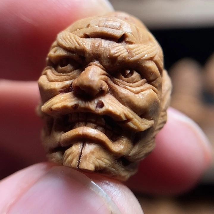 1.8尺寸纯手工手刀钟馗头