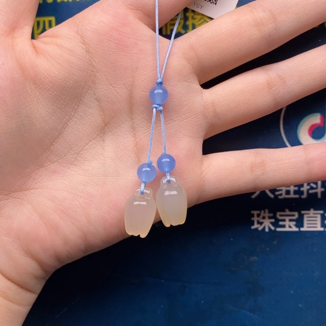 玛瑙/玉髓车挂未镶嵌挂件