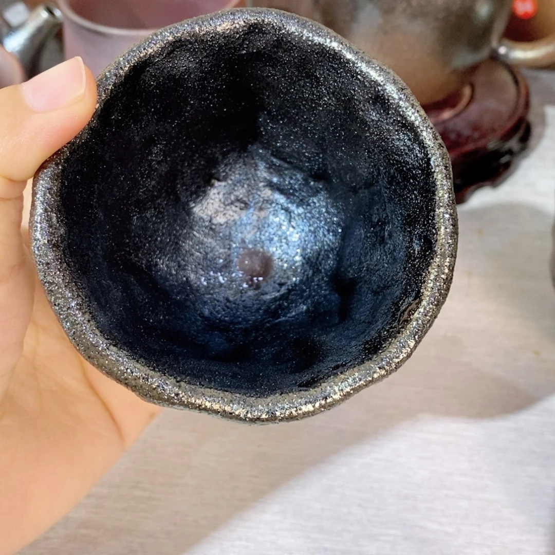迁***云南建水紫陶柴烧杯