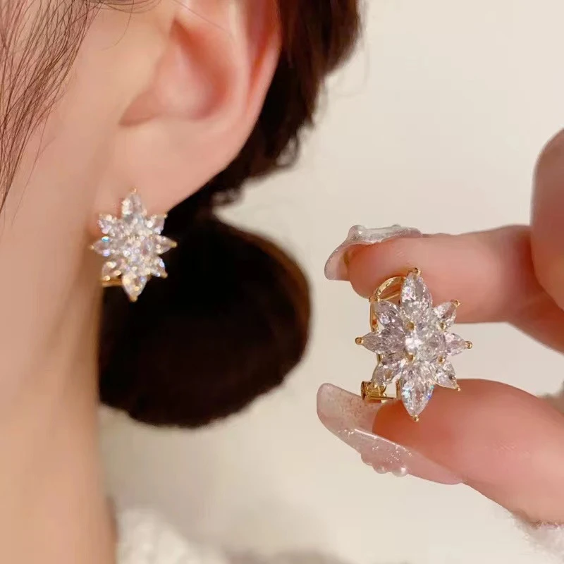 铜合金耳饰 气质轻奢时尚百搭法式复古精致简约小众设计耳钉1559