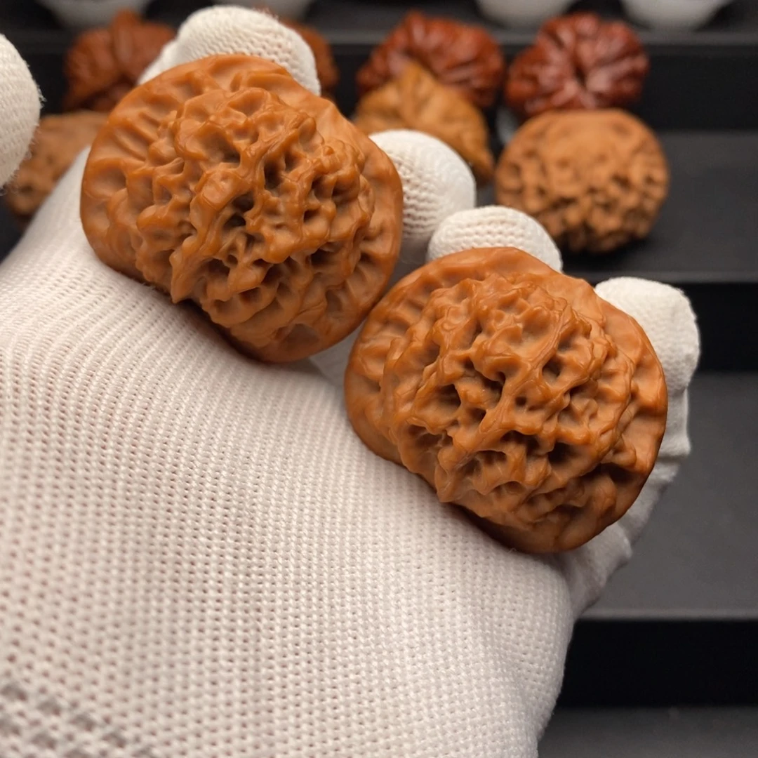 把件文玩核桃41尺全品秦闷