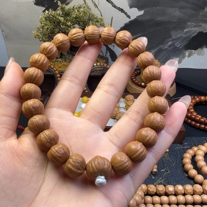 猴头核桃手串枭*南瓜手持