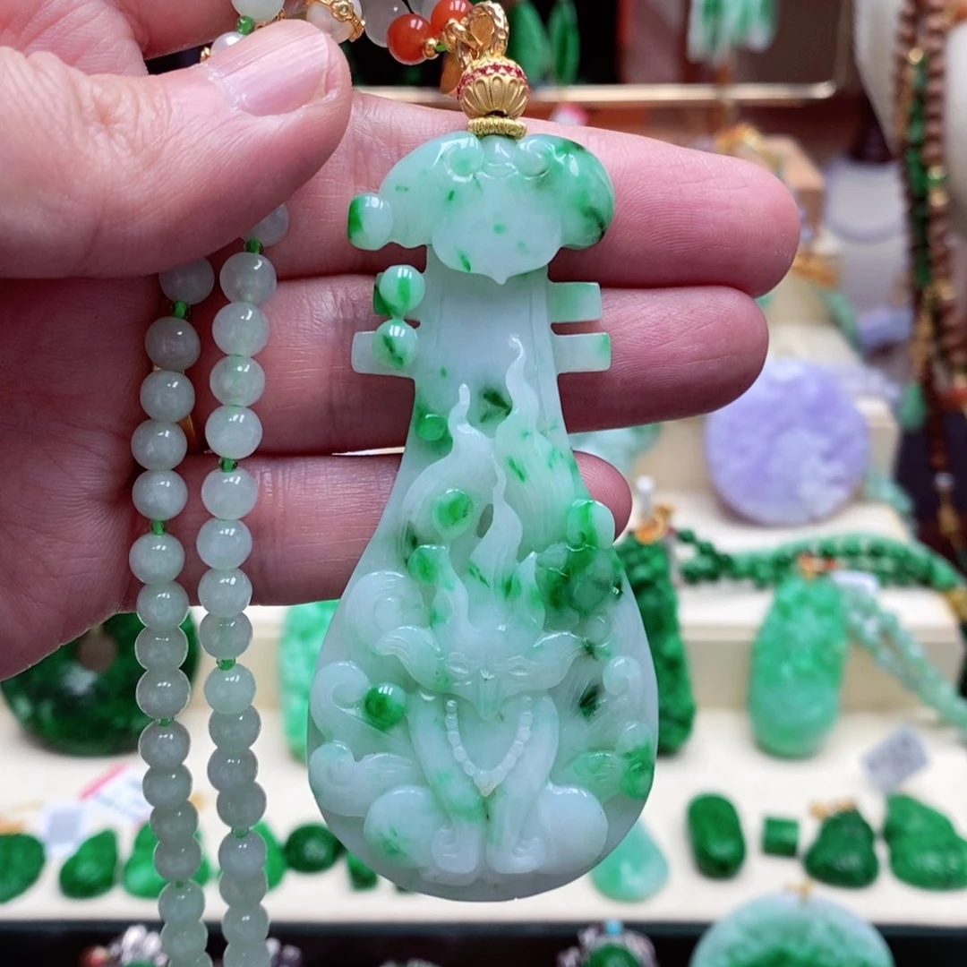 颈饰未镶嵌翡翠翡翠吊坠