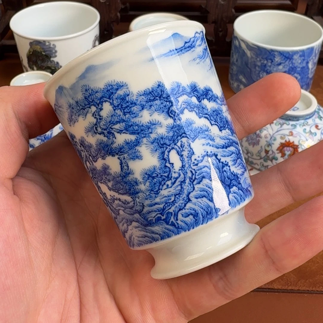 瓷片景德镇瓷器手工手绘