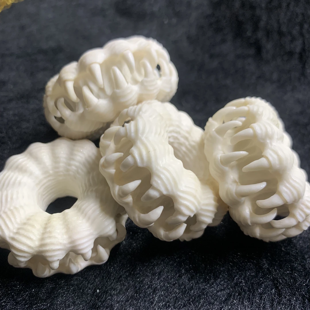 鹿角雕刻吞噬把件