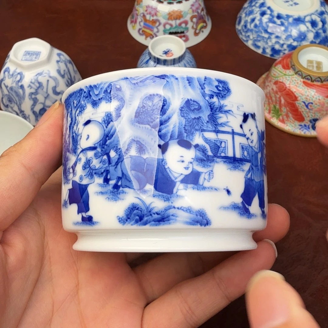凌***志现代景德镇全手工全手绘陶瓷