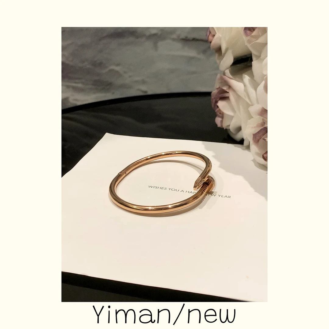 铜合金合成锆石手镯 微镶钉子手镯MZ3625